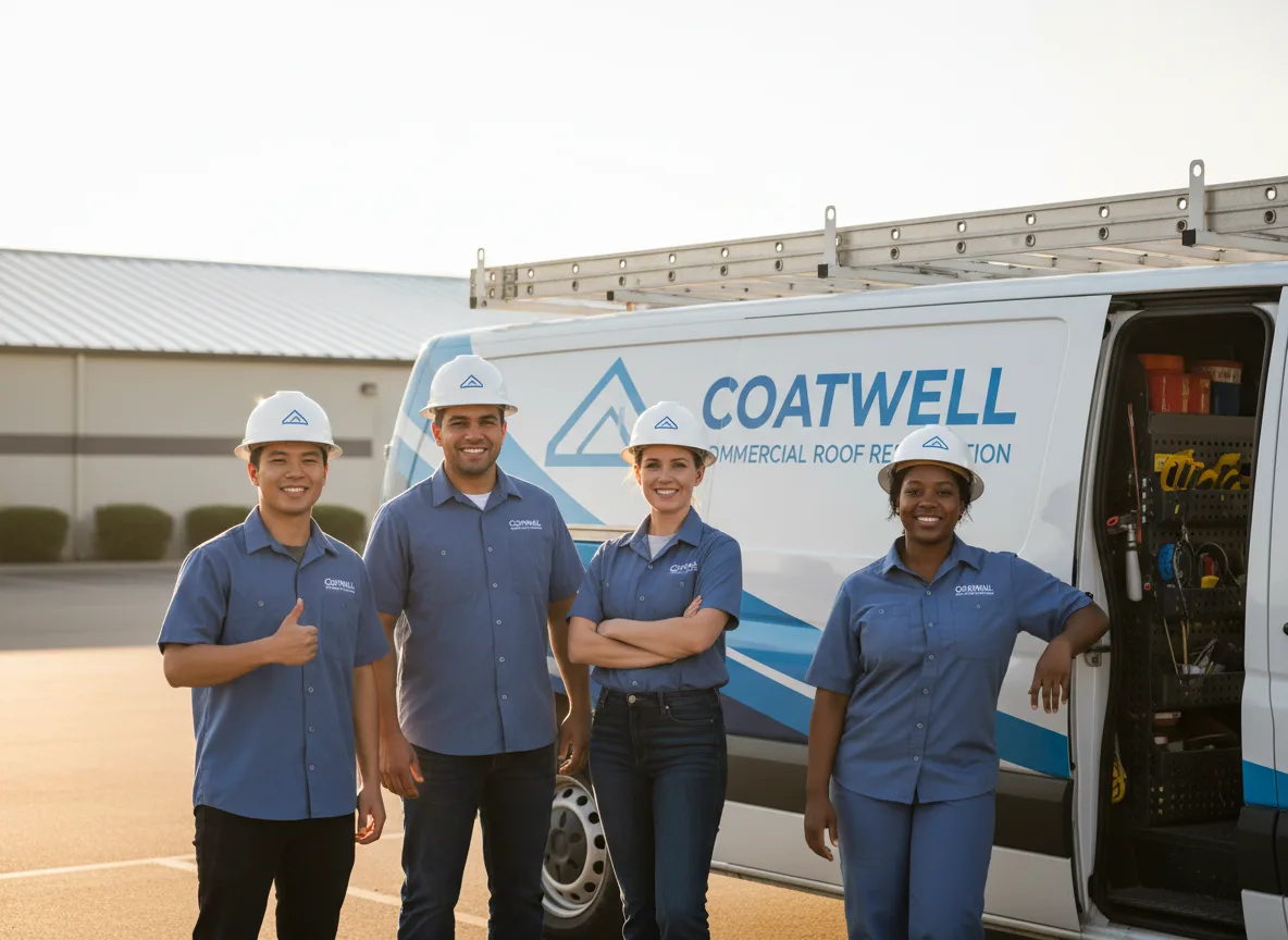 Commercial roof coating company in Benson, NC